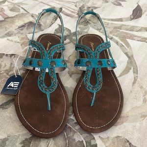 Turquoise Sandals